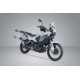 Σετ βάσεων και βαλιτσών SW-Motech TRAX ADV Kawasaki KLE 500/SE 26- ασημί (για εξάτμιση akrapovic)
