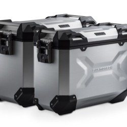 Σετ βάσεων και βαλιτσών SW-Motech TRAX ADV VOGE 625 DSX ασημί