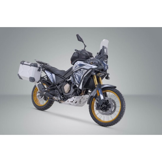 Σετ βάσεων και βαλιτσών SW-Motech TRAX ADV VOGE 800 DSX Rally ασημί