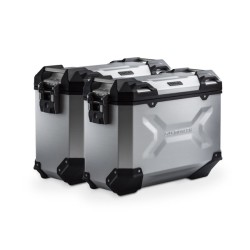 Σετ βάσεων και βαλιτσών SW-Motech TRAX ADV 37LT. KTM 390 Adventure X/R ασημί