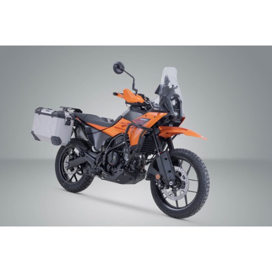 Σετ βάσεων και βαλιτσών SW-Motech TRAX ADV 37LT. KTM 390 Adventure X/R ασημί Σετ βάσεων και βαλιτσών SW-Motech TRAX ADV 37LT. KTM 390 Adventure X/R ασημί