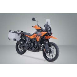 Σετ βάσεων και βαλιτσών SW-Motech TRAX ADV 45LT. KTM 390 Adventure X/R ασημί