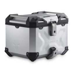 Σετ βάσης και βαλίτσας topcase SW-Motech TRAX ADV BMW F 450 GS ασημί (χωρίς BMW σχάρα)