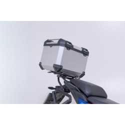 Σετ βάσης και βαλίτσας topcase SW-Motech TRAX ADV BMW F 450 GS ασημί (χωρίς BMW σχάρα)