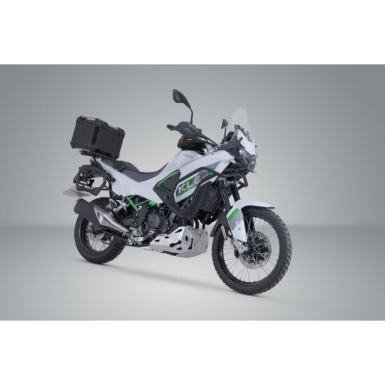 Σετ βάσης και βαλίτσας topcase SW-Motech TRAX ADV Kawasaki KLE 500/SE 26- μαύρο