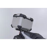 Σετ βάσης και βαλίτσας topcase SW-Motech TRAX ADV Kawasaki KLE 500/SE 26- ασημί