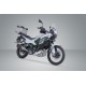 Σετ βάσης και βαλίτσας topcase SW-Motech TRAX ADV Kawasaki KLE 500/SE 26- ασημί