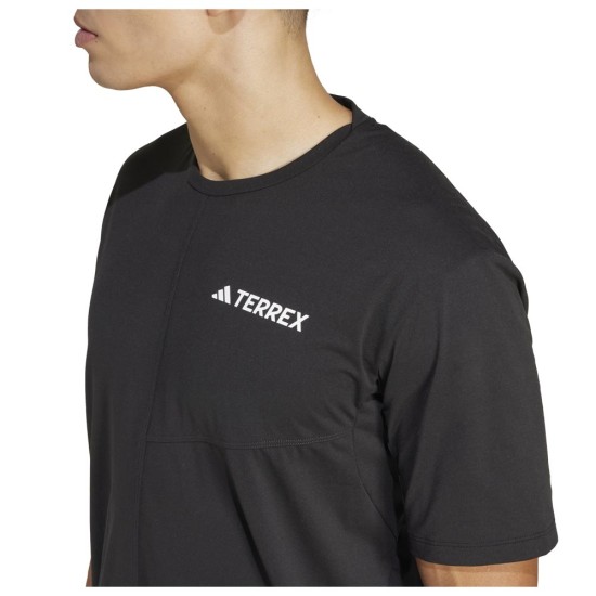 T-shirt Adidas Terrex μαύρο multi climacool