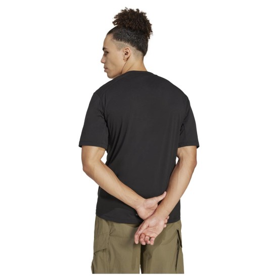 T-shirt Adidas Terrex μαύρο multi climacool