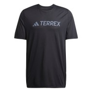 T-shirt Adidas Terrex Logo Tech μαύρο multi climacool
