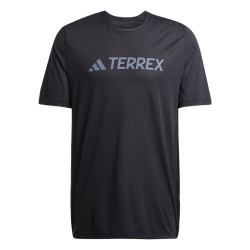 T-shirt Adidas Terrex Logo Tech μαύρο multi climacool