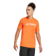 T-shirt Adidas Terrex Logo Tech πορτοκαλί multi climacool