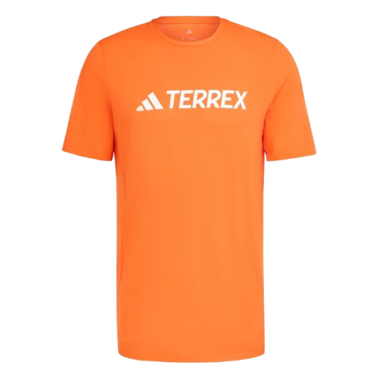 T-shirt Adidas Terrex Logo Tech πορτοκαλί multi climacool