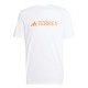 T-shirt Adidas Terrex Logo Tech λευκό multi climacool
