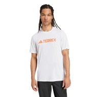T-shirt Adidas Terrex Logo Tech λευκό multi climacool