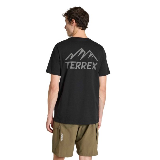 T-shirt Adidas Terrex Mountain Graphic μαύρο