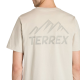 T-shirt Adidas Terrex Mountain Graphic μπεζ T-shirt Adidas Terrex Mountain Graphic μπεζ
