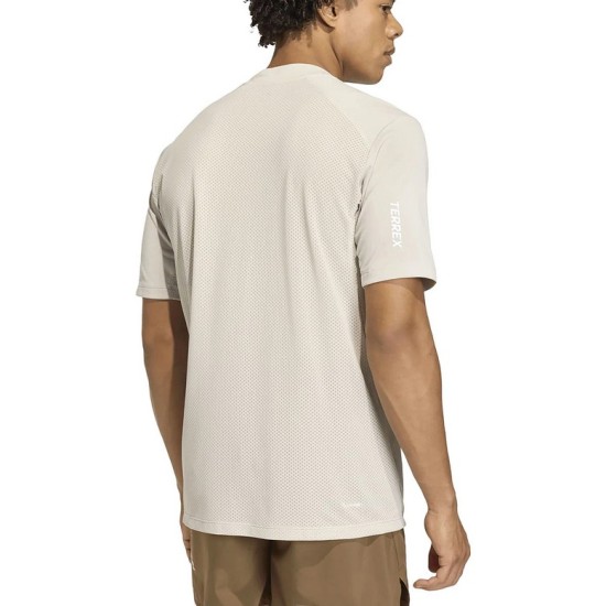 T-shirt Adidas Terrex Xperior climacool+ μπεζ