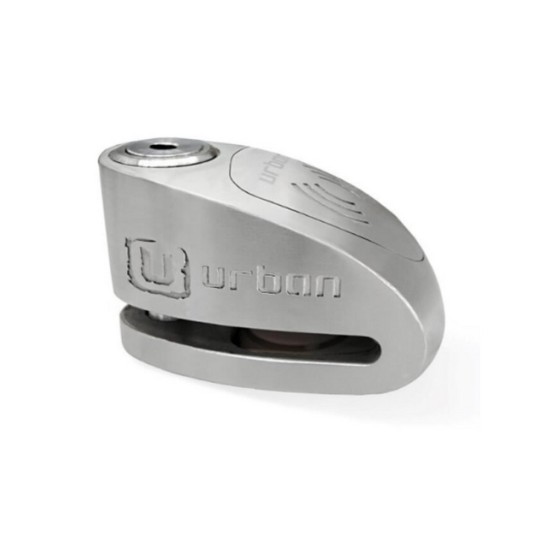 Κλειδαριά δισκόφρενου με συναγερμό Urban Security UR910S 10χιλ. inox steel