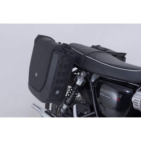 Βάσεις V-LOC και σαμάρια Legend Gear (2x16 lt.) Triumph Bonneville T100/T120 16-