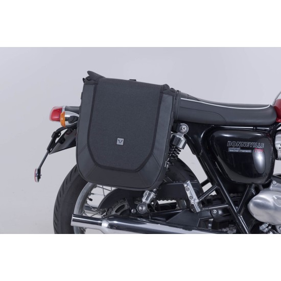 Βάσεις V-LOC και σαμάρια Legend Gear (2x16 lt.) Triumph Bonneville T100/T120 16-