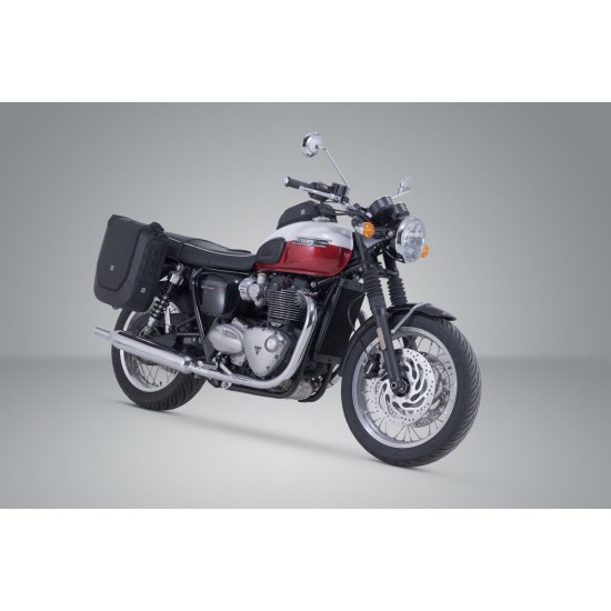 Βάσεις V-LOC και σαμάρια Legend Gear (2x16 lt.) Triumph Bonneville T100/T120 16-