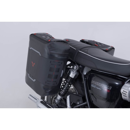 Βάσεις V-LOC και σαμάρια WP (2x16 lt.) Triumph Bonneville T100/T120 16-