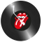 Ρολόι τοίχου Rolling Stones Logo