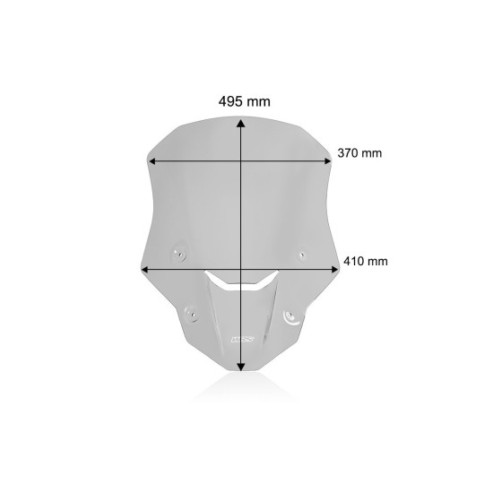 Ζελατίνα WRS Caponord Honda XL 750 Transalp ελαφρώς φιμέ 25-
