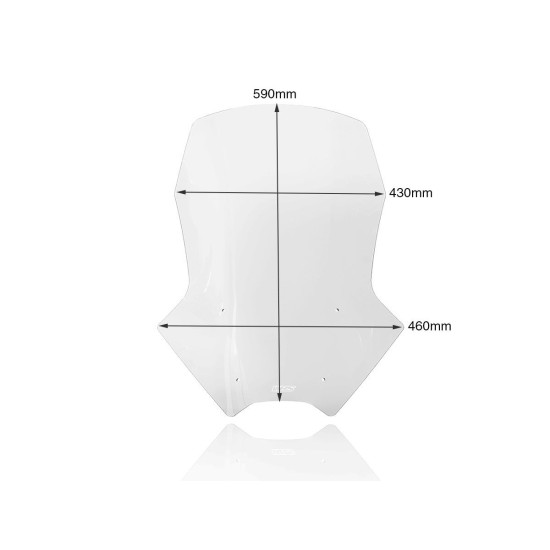 Ζελατίνα WRS Touring Honda Forza 750 -24 διάφανη
