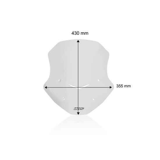 Ζελατίνα WRS Touring ψηλή Honda NC 750 X 25- Διάφανη