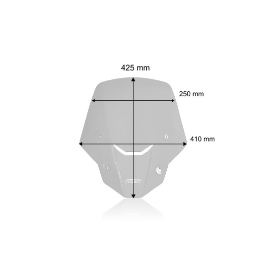 Ζελατίνα WRS Touring Honda XL 750 Transalp ελαφρώς φιμέ 25-