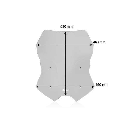 Ζελατίνα WRS Touring ψηλή Yamaha Tracer 9/GT ελαφρώς φιμέ 25-
