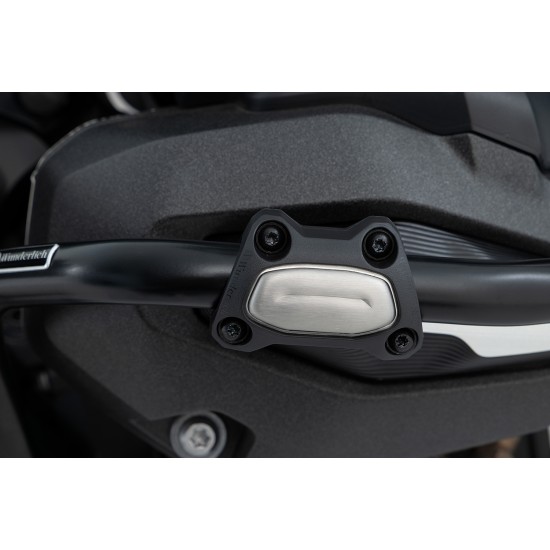 Προστατευτικά για κάγκελα προστασίας κινητήρα BMW R 12 nine T μαύρα-ασημί (σετ)