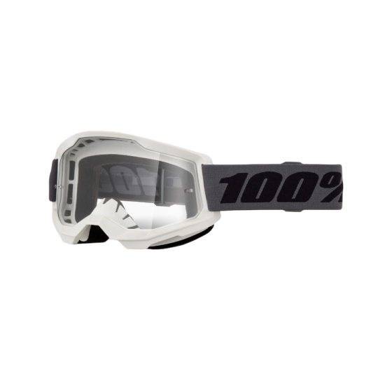 Μάσκα Moto/MTB 100% Strata 2 γκρι (διάφανος φακος) Μάσκα Moto/MTB 100% Strata 2 γκρι (διάφανος φακος)