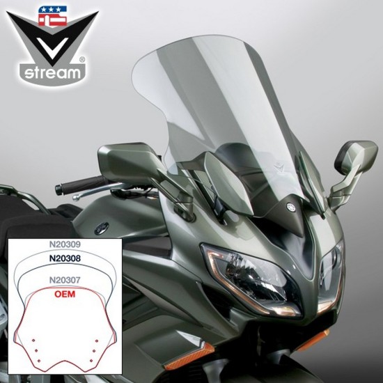 Ζελατίνα ZTechnik VStream Sport Touring ελαφρώς φιμέ Yamaha FJR1300 13-14
