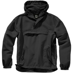 Μπουφάν anorak Windbreaker μαύρο