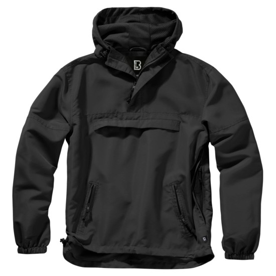 Μπουφάν anorak Windbreaker μαύρο