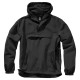 Μπουφάν anorak Windbreaker μαύρο