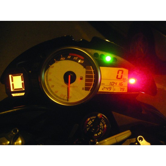 Ψηφιακό όργανο ένδειξης ταχυτήτων PZRacing Geartronic2 + Shiftlight