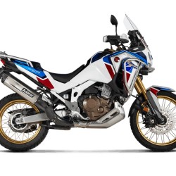 Τελικό εξάτμισης τιτανίου Akrapovic Slip-On Honda CRF 1100L Africa Twin -23  τιτάνιο-carbon
