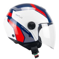 Κράνος CGM 167L Flo Sport μπλε λευκό κόκκινο γυαλιστερό