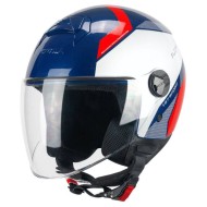 Κράνος CGM 167L Flo Sport μπλε λευκό κόκκινο γυαλιστερό