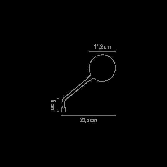 Καθρέπτης universal Chaft Reversible Rond M10 μαύρος