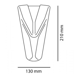 Επέκταση φτερού πινακίδας ductail Honda NC 700-750 S/X -15