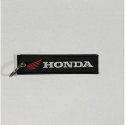 Μπρελόκ με λογότυπο Honda Supra X μαύρο - λευκό