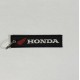 Μπρελόκ με λογότυπο Honda Supra X μαύρο - λευκό