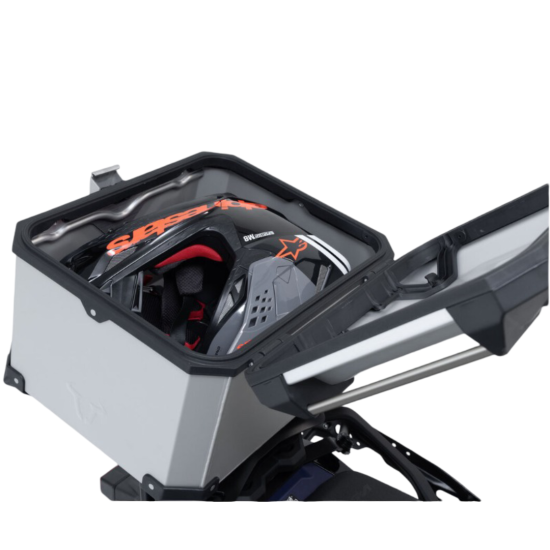 Σετ βάσης και βαλίτσας topcase SW-Motech TRAX ADV Yamaha Tracer 9/GT/GT+ 25- ασημί