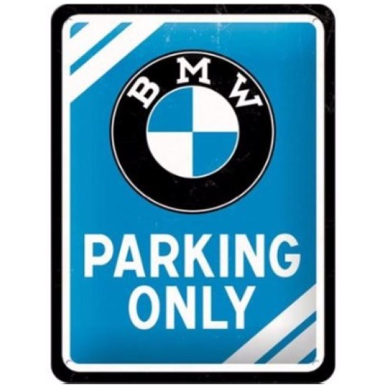 Πινακίδα με λογότυπο BMW Parking Only