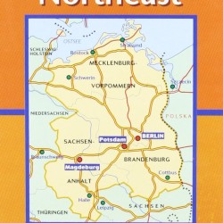 Χάρτης Βορειοανατολικής Γερμανίας Michelin road map 1:350.000